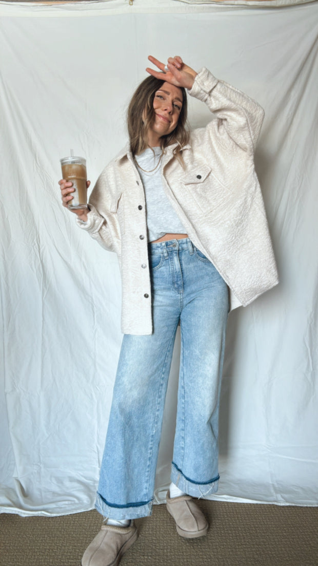 Maren Boucle Shacket