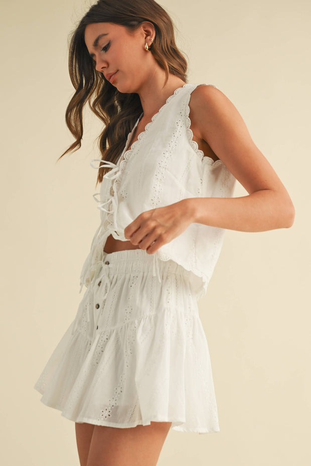 Eyelet Top