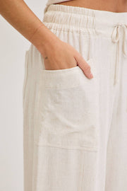 Breezey Wide Leg Linen Pant