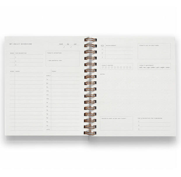 Daily Overview Planner - 100 Pages - Undated