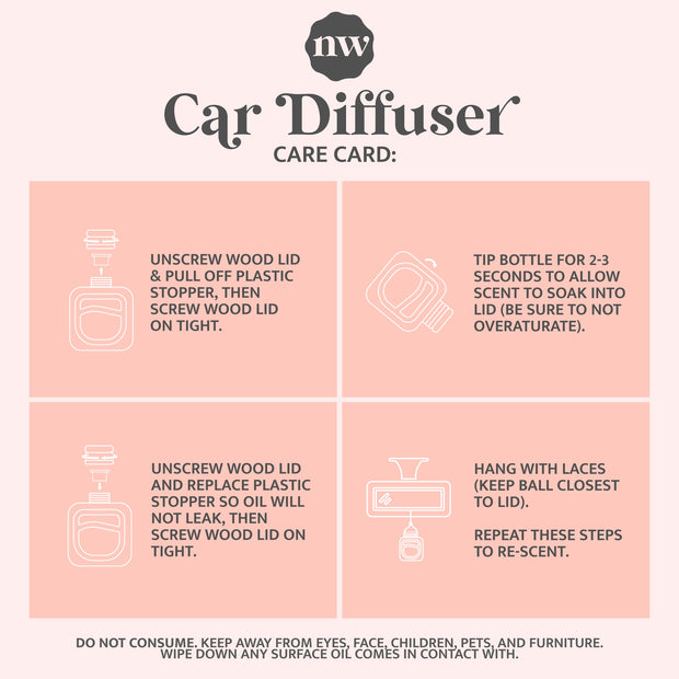 Sunset Blvd Fragrance Car Air Freshie