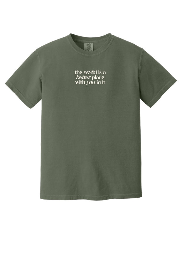A Better Place Graphic Tee - Sage