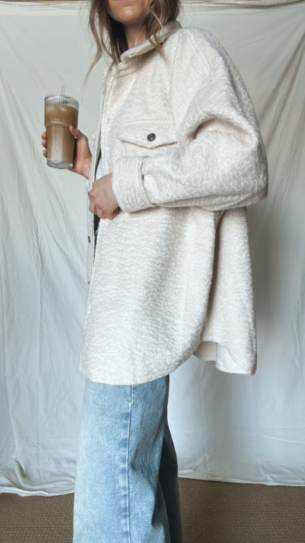 Maren Boucle Shacket