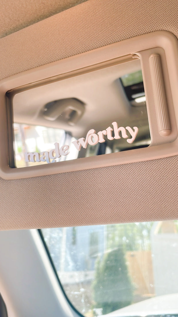*Custom Saying* Positive Mirror Decal