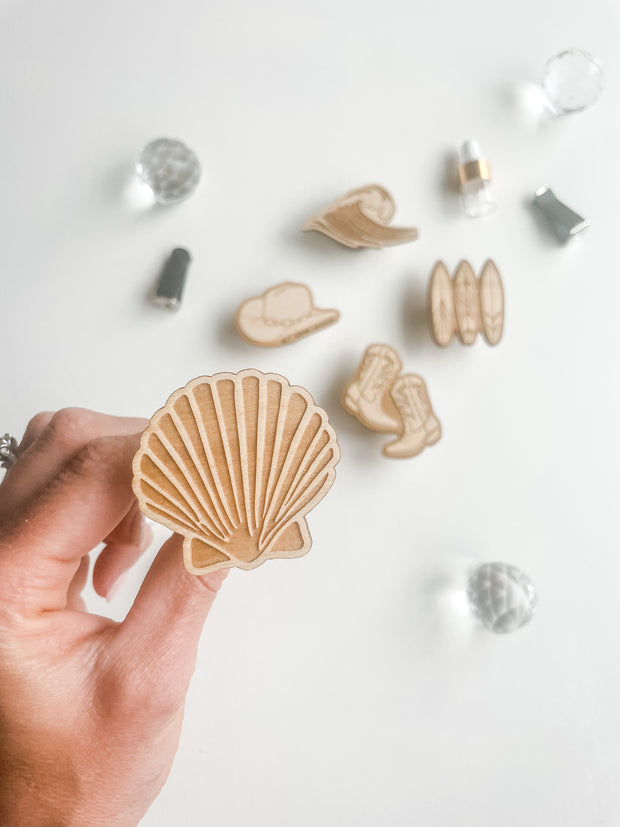 Ocean Seashell Vent Clip Diffuser
