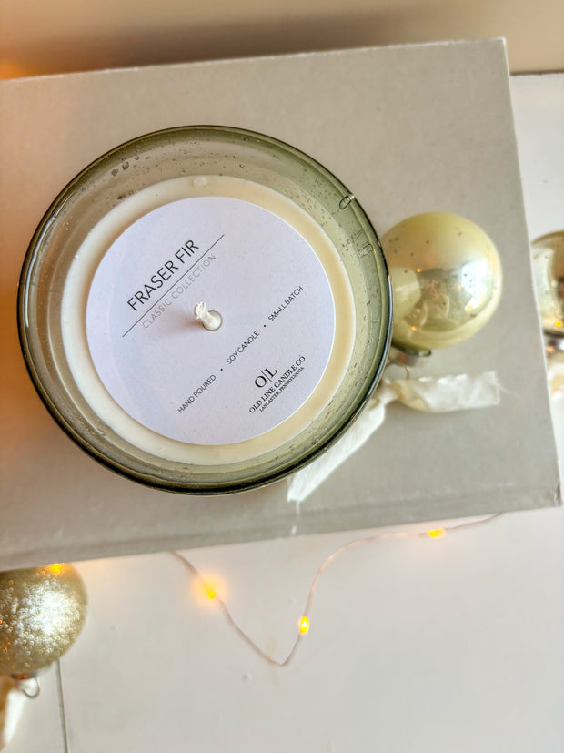 Fraser Fir Gold Flecked Candle - 80 Hours Burn