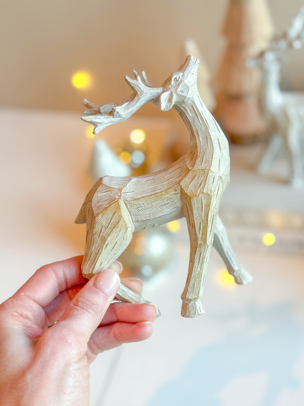 Whitewashed Forest Deer