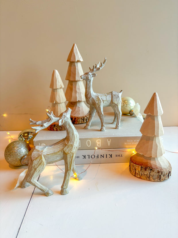 Whitewashed Forest Deer