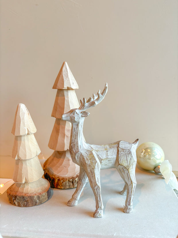 Whitewashed Forest Deer