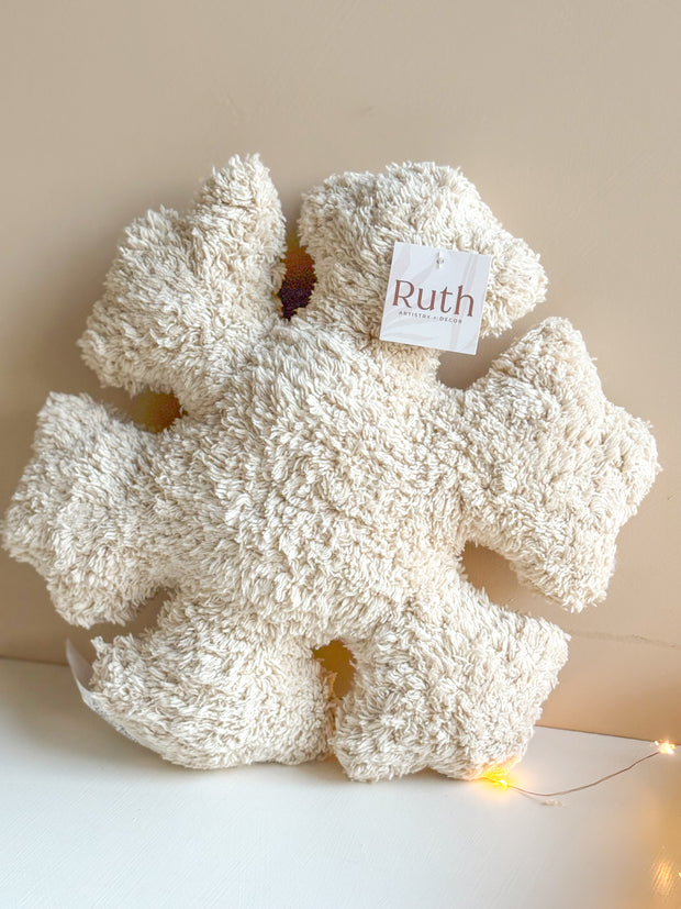 Snowy Snowflake Pillow