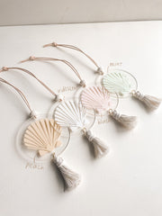 Salty Seashell Car Charm Diffuser