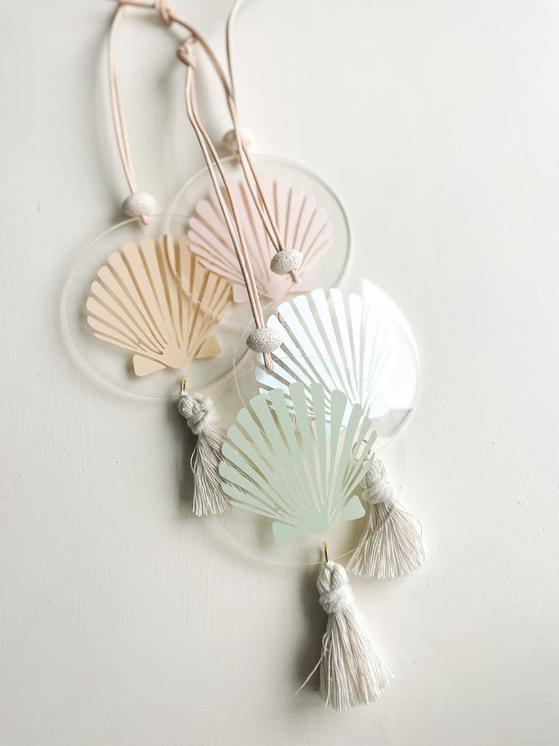 Salty Seashell Car Charm Diffuser