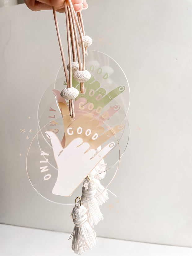 Vibe On "Only Good Vibes" Car Charm Diffuser