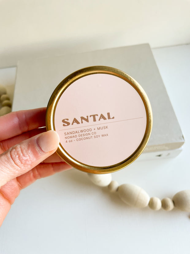 Santal Travel Tin Candle