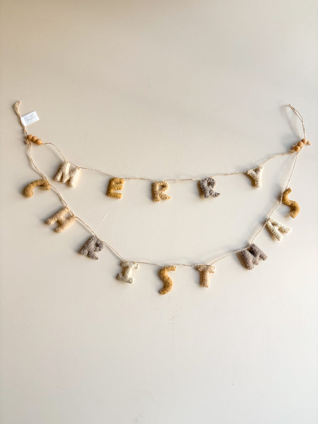 Merry Christmas Garland