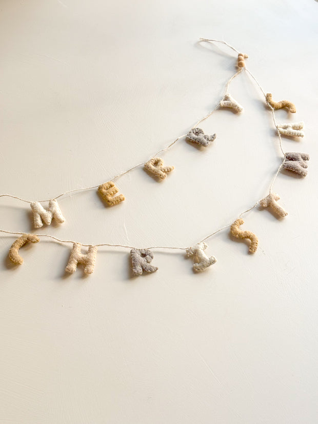 Merry Christmas Garland