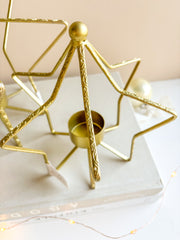 Metal Star Shaped Tealight - LG