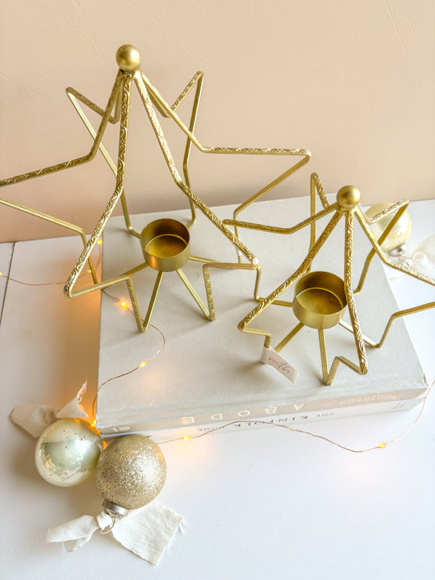 Metal Star Shaped Tealight - SM