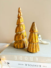 Gold Foil Wooden Trees - 3 Sizes
