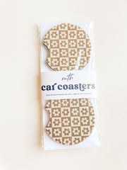 On-the-Go Car Coaster - Mocha Time