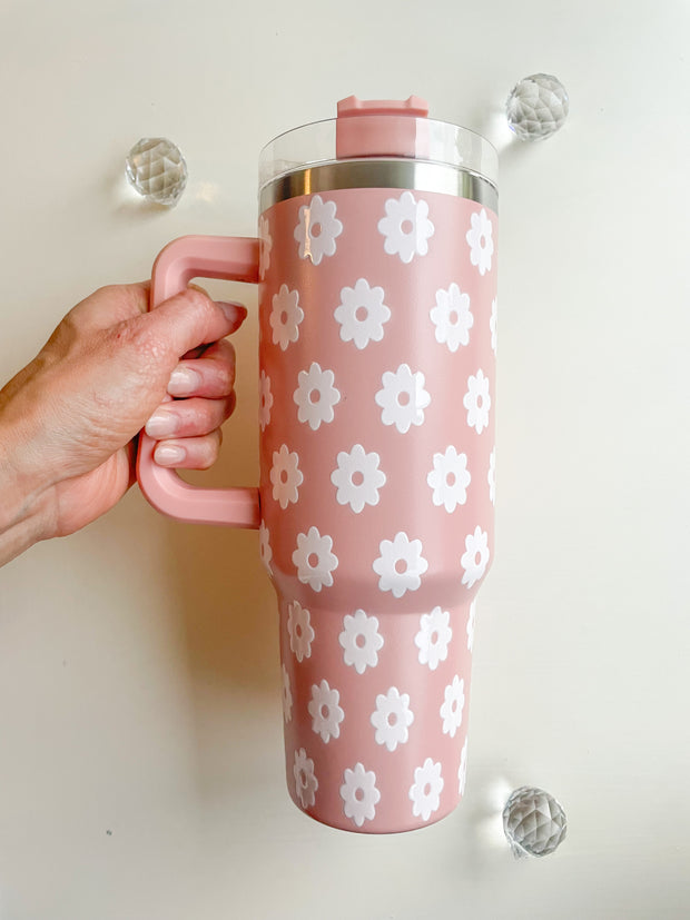 Daisy Tumbler - Pink