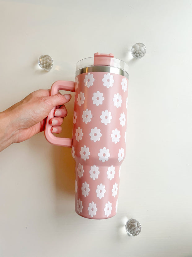 Daisy Tumbler - Pink