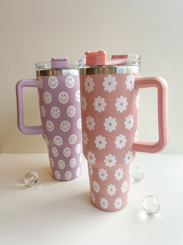 Daisy Tumbler - Pink