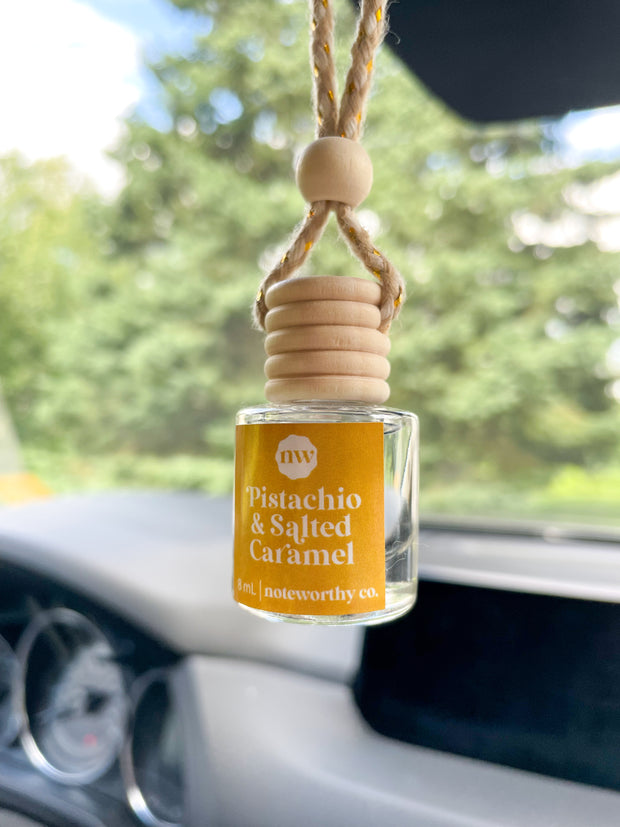 Pistachio and Salted Caramel Fragrance Car Air Freshie