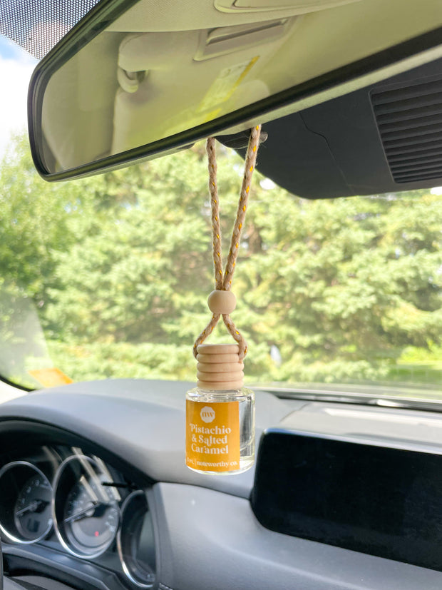 Pistachio and Salted Caramel Fragrance Car Air Freshie