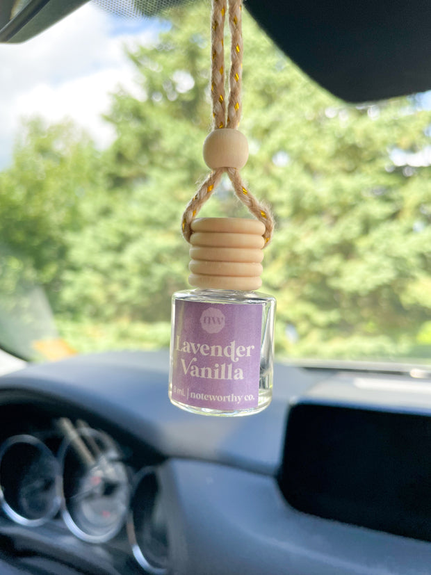 Lavender Vanilla Fragrance Car Air Freshie