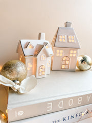 LED Christmas Village - Set of 4
