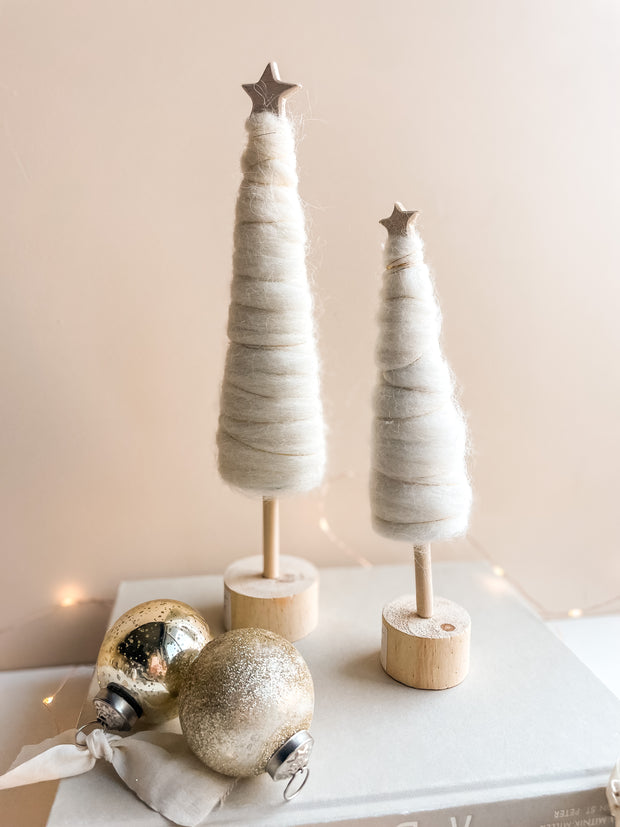 Ivory Wooly Tree - 3 Sizes