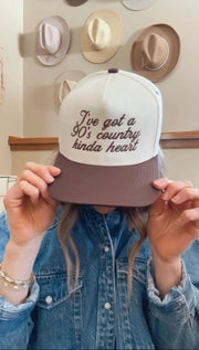 90's Country Kinda Heart Trucker Hat