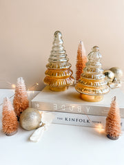 Ombre Amber Glass Tree - 2 Sizes