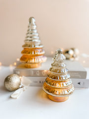 Ombre Amber Glass Tree - 2 Sizes