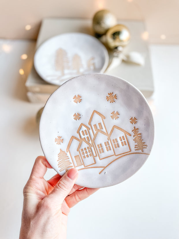 Winter Cookie Plate - 2 Styles