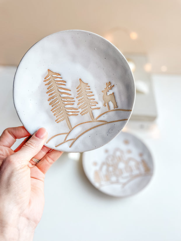Winter Cookie Plate - 2 Styles