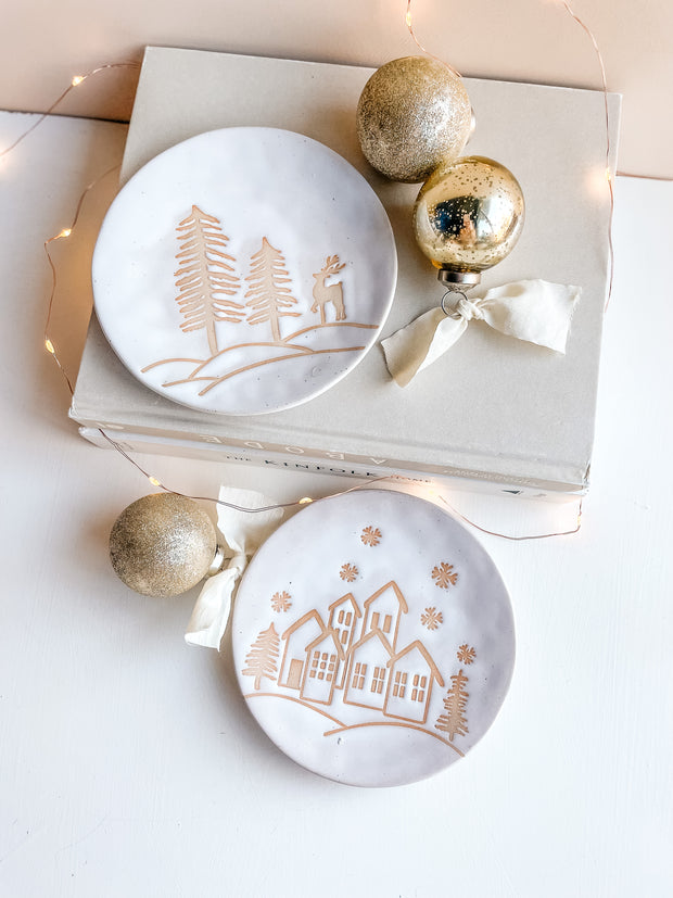 Winter Cookie Plate - 2 Styles