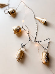 Gold Metal Bell Garland