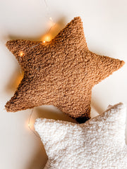 Shine Bright Sherpa Star Pillow - 2 Colors