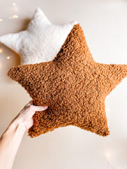 Shine Bright Sherpa Star Pillow - 2 Colors