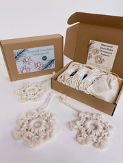 DIY Macrame Snowflake Ornament Kit