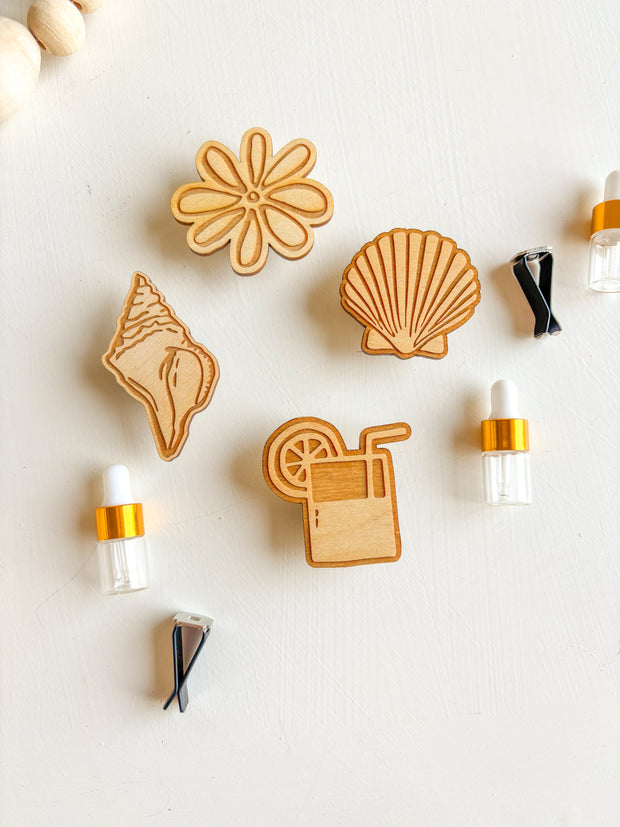 Ocean Seashell Vent Clip Diffuser