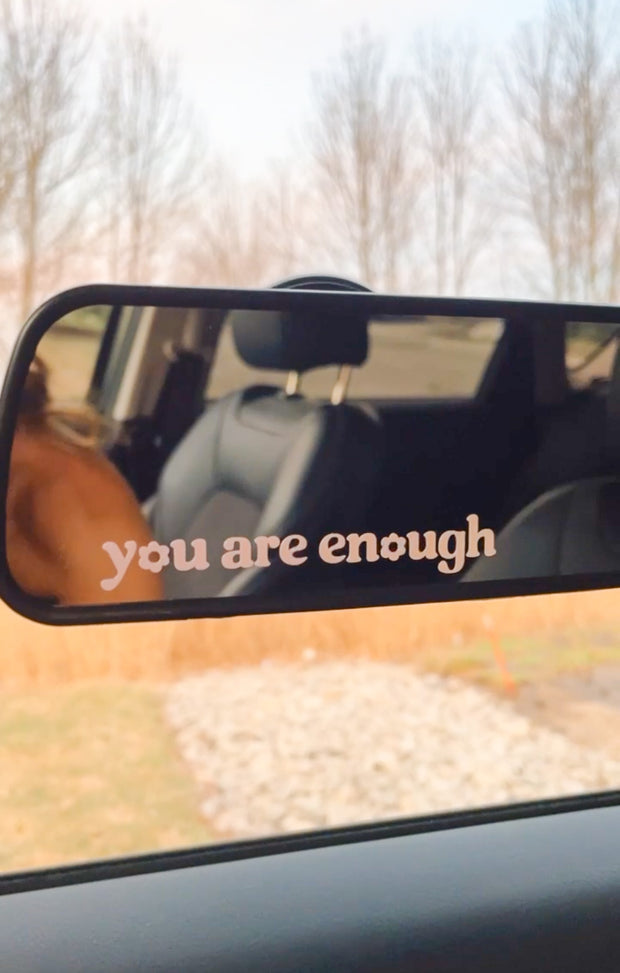 *Custom Saying* Positive Mirror Decal