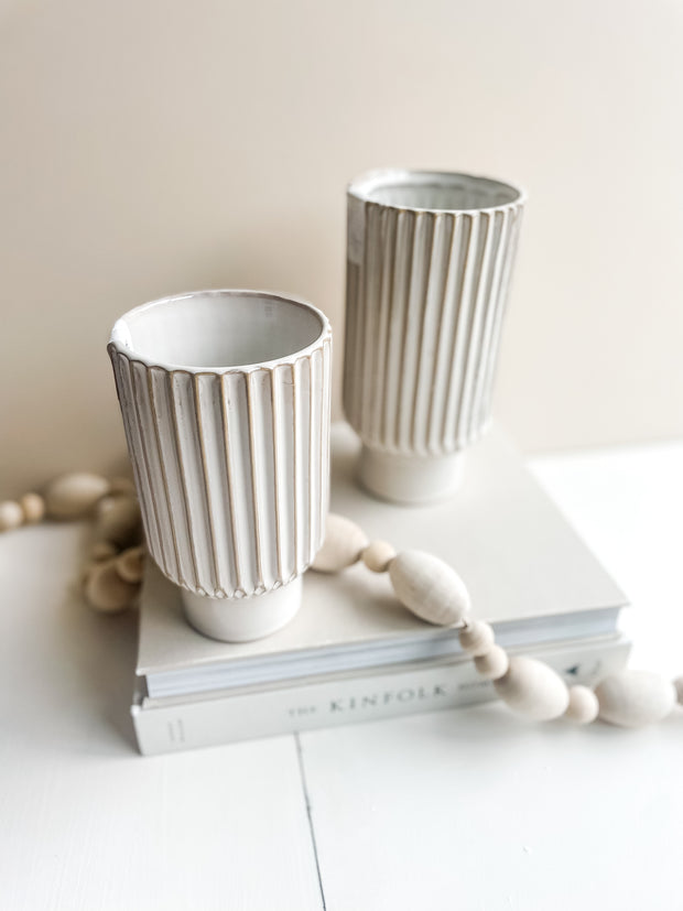 Ribbed Vase - SM
