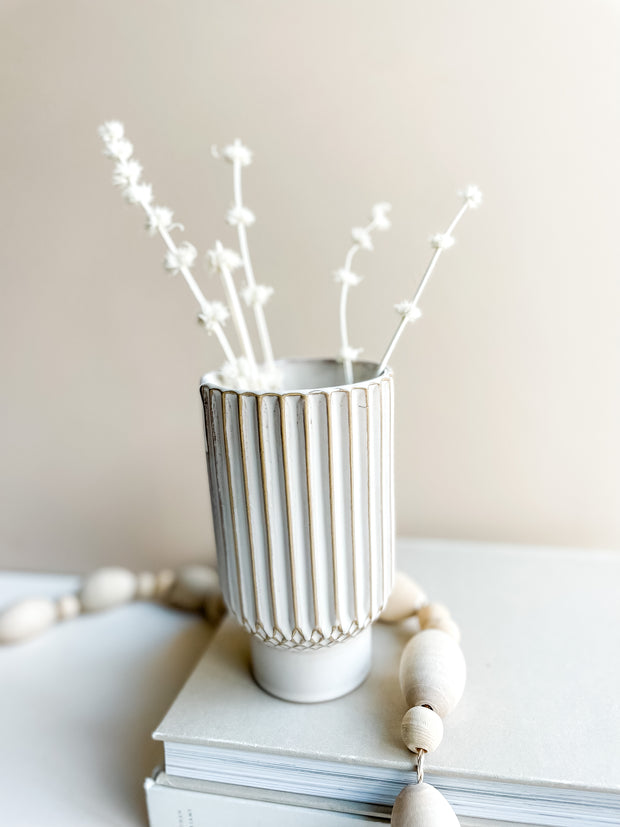Ribbed Vase - SM