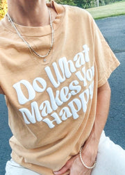 Be Happy Graphic Tee