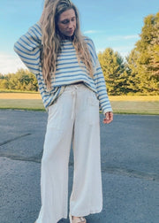 Breezey Wide Leg Linen Pant