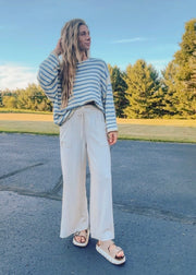Breezey Wide Leg Linen Pant