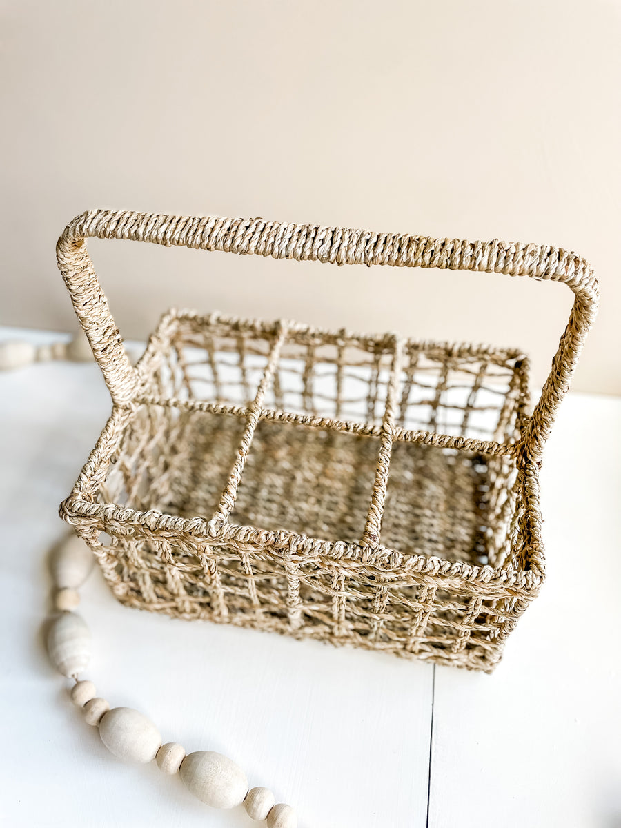 Seagrass Cleaning Caddy – Ruth Artistry & Decor